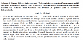 Riforma Commissione Rordorf procedure concorsuali 2015 - 2 - CORBELLO, CARDO & GRAVANTE