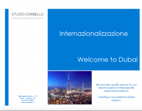 Wellcome to Dubai! - CORBELLO, CARDO & GRAVANTE